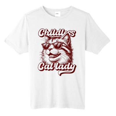 Childless Cat Lady Funny Cat Saying Premium Tall Fusion ChromaSoft Performance T-Shirt