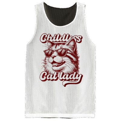 Childless Cat Lady Funny Cat Saying Premium Mesh Reversible Basketball Jersey Tank