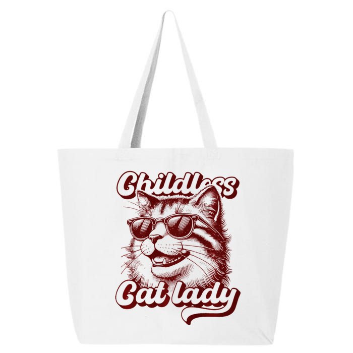 Childless Cat Lady Funny Cat Saying Premium 25L Jumbo Tote