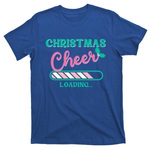 Christmas Cheer Loading Holiday Apparel Retro Pink And Green Gift T-Shirt