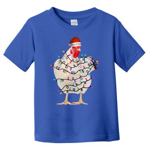 Chicken Christmas Lights Chicken Lover Pajama Gift Toddler T-Shirt