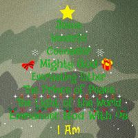 Christian Christmas Lover Bible Names of Jesus Tree Legacy Tie Dye Trucker Hat