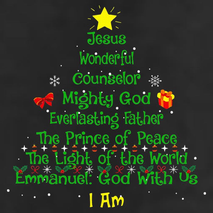 Christian Christmas Lover Bible Names of Jesus Tree Adult Drive Performance Visor