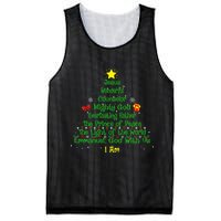 Christian Christmas Lover Bible Names of Jesus Tree Mesh Reversible Basketball Jersey Tank