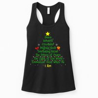 Christian Christmas Lover Bible Names of Jesus Tree Womens Tank Top