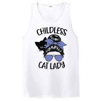 Childless Cat Lady Messy Bun PosiCharge Competitor Tank