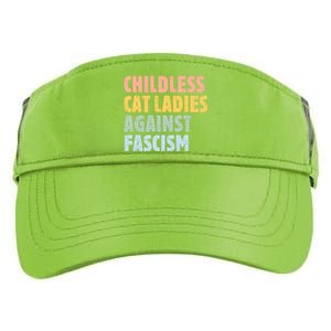 Childless Cat Ladies Against Fascism Kamala Harris 2024 Adult Drive Performance Visor