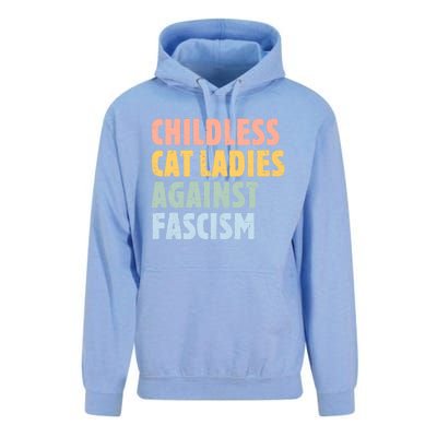 Childless Cat Ladies Against Fascism Kamala Harris 2024 Unisex Surf Hoodie