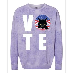 Childless Cat Ladies Vote Colorblast Crewneck Sweatshirt