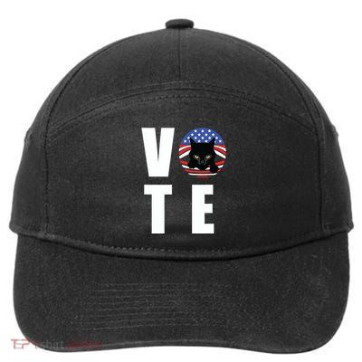 Childless Cat Ladies Vote 7-Panel Snapback Hat