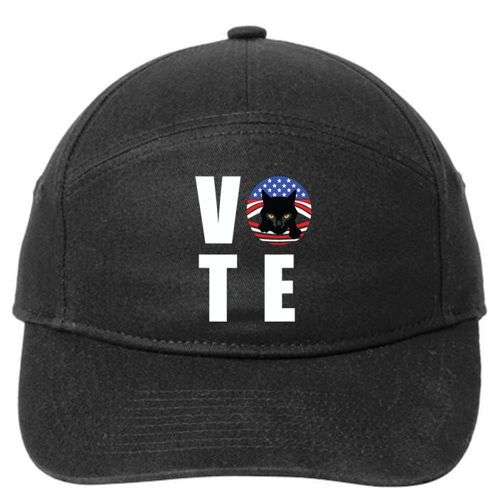 Childless Cat Ladies Vote 7-Panel Snapback Hat