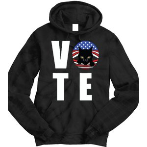 Childless Cat Ladies Vote Tie Dye Hoodie