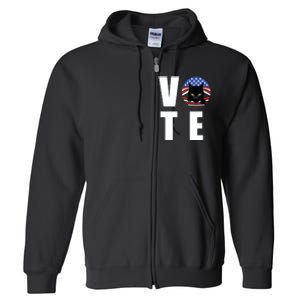 Childless Cat Ladies Vote Full Zip Hoodie