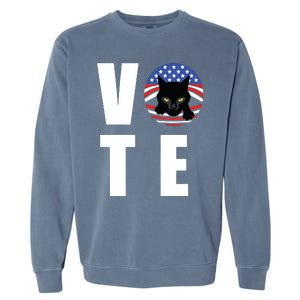 Childless Cat Ladies Vote Garment-Dyed Sweatshirt