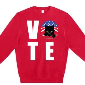 Childless Cat Ladies Vote Premium Crewneck Sweatshirt