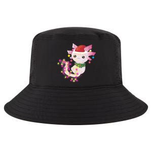 Cute Christmas Lights Axolotl Cool Comfort Performance Bucket Hat