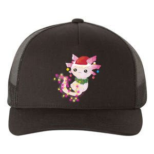 Cute Christmas Lights Axolotl Yupoong Adult 5-Panel Trucker Hat