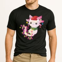 Cute Christmas Lights Axolotl Cooling Performance Crew T-Shirt