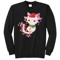 Cute Christmas Lights Axolotl Sweatshirt