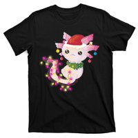 Cute Christmas Lights Axolotl T-Shirt