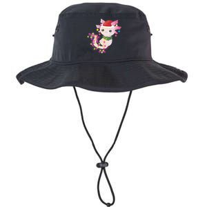 Cute Christmas Lights Axolotl Legacy Cool Fit Booney Bucket Hat