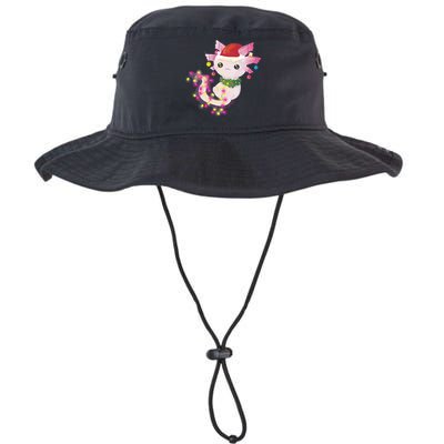 Cute Christmas Lights Axolotl Bucket Hat