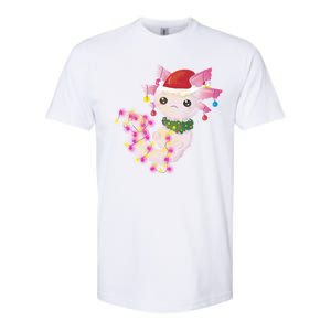 Cute Christmas Lights Axolotl Softstyle CVC T-Shirt