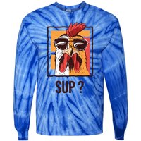 Cute Chicken Lover Gardening Farmer Henhouse Coop Chicken Gift Tie-Dye Long Sleeve Shirt