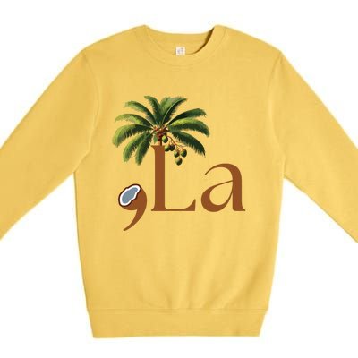 Coconut Comma + La 2024 Premium Crewneck Sweatshirt