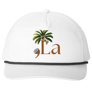 Coconut Comma + La 2024 Snapback Five-Panel Rope Hat