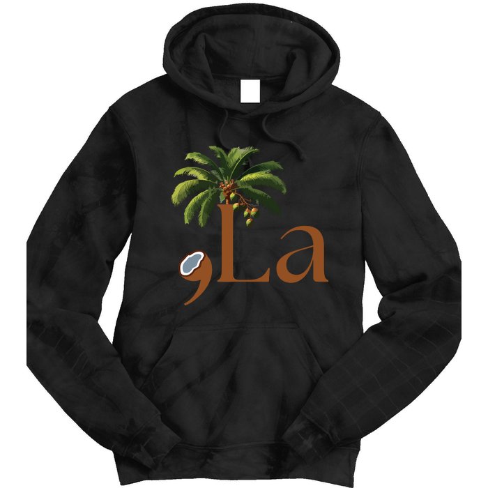 Coconut Comma + La 2024 Tie Dye Hoodie