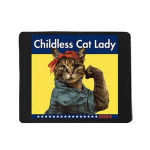 Childless Cat Lady Is Voting Election 2024 Usa Mousepad