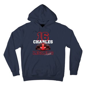 Cool Charles Leclerc 16 F1 Racing Hoodie