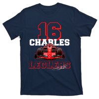 Cool Charles Leclerc 16 F1 Racing T-Shirt