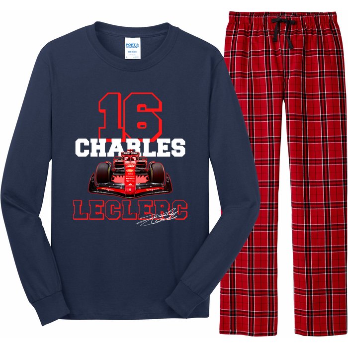 Cool Charles Leclerc 16 F1 Racing Long Sleeve Pajama Set