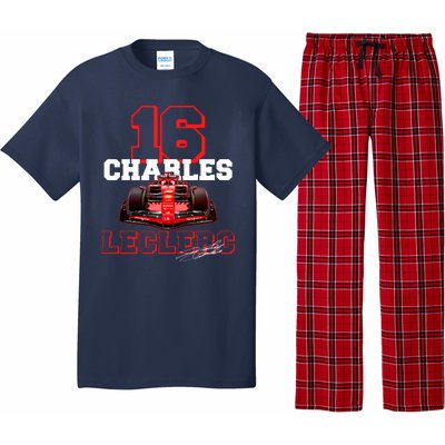 Cool Charles Leclerc 16 F1 Racing Pajama Set