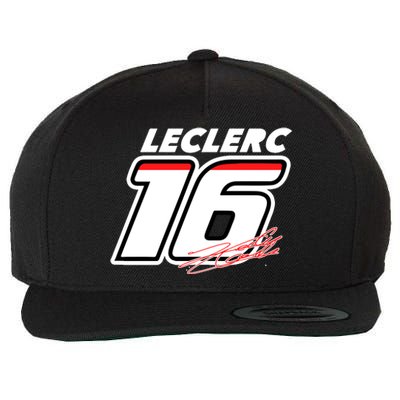 Cool Charles Leclerc 16 F1 Racing Wool Snapback Cap