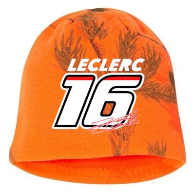 Cool Charles Leclerc 16 F1 Racing Kati - Camo Knit Beanie