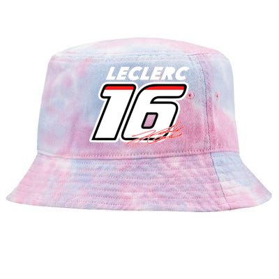 Cool Charles Leclerc 16 F1 Racing Tie-Dyed Bucket Hat