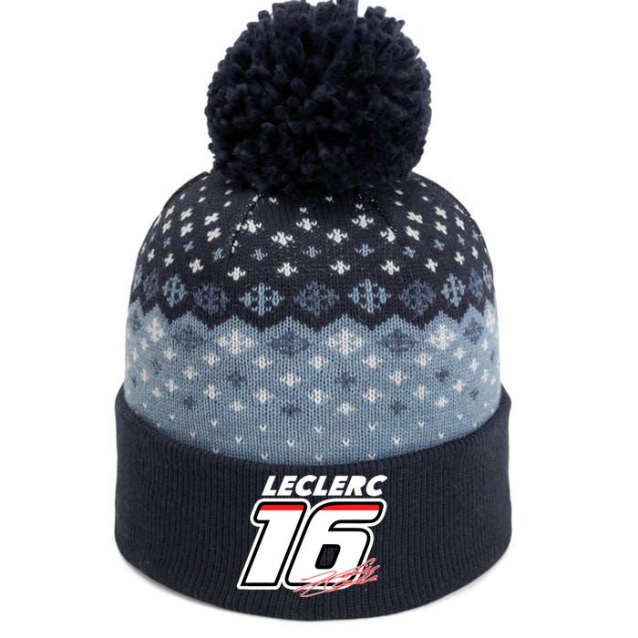 Cool Charles Leclerc 16 F1 Racing The Baniff Cuffed Pom Beanie