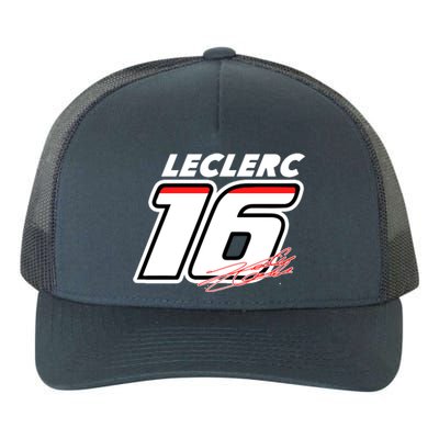 Cool Charles Leclerc 16 F1 Racing Yupoong Adult 5-Panel Trucker Hat