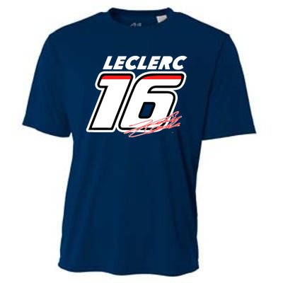 Cool Charles Leclerc 16 F1 Racing Cooling Performance Crew T-Shirt