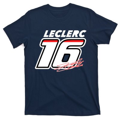 Cool Charles Leclerc 16 F1 Racing T-Shirt