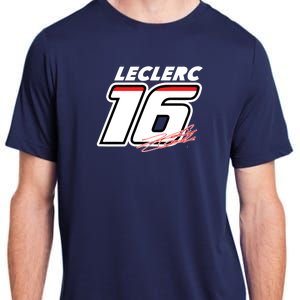 Cool Charles Leclerc 16 F1 Racing Adult ChromaSoft Performance T-Shirt