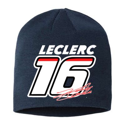 Cool Charles Leclerc 16 F1 Racing Sustainable Beanie