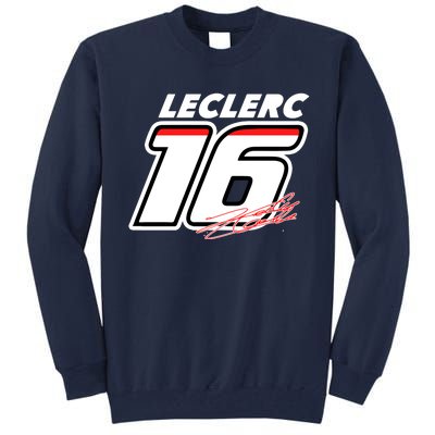 Cool Charles Leclerc 16 F1 Racing Tall Sweatshirt