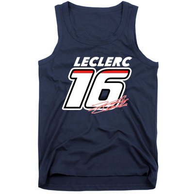 Cool Charles Leclerc 16 F1 Racing Tank Top