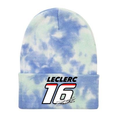 Cool Charles Leclerc 16 F1 Racing Tie Dye 12in Knit Beanie