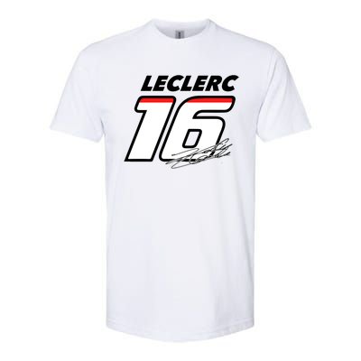 Cool Charles Leclerc 16 F1 Racing Softstyle® CVC T-Shirt