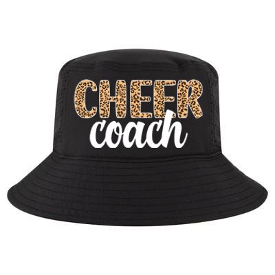 Cheer Coach Leopard Cheerleading Coach Cool Comfort Performance Bucket Hat